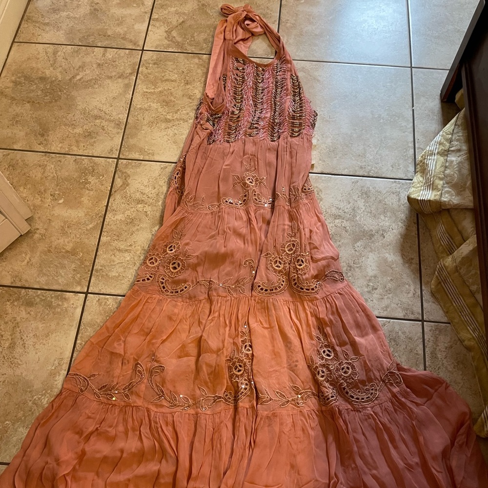 BNWT Free People Moonlight Shimmers Maxi Dress